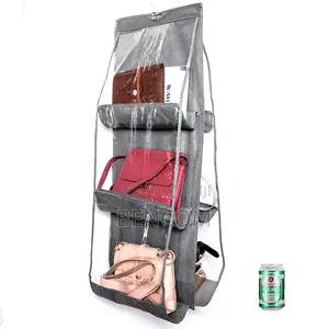 Home Double-Sided Six-Layer Perspective Bag Hanging