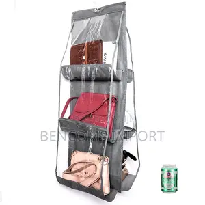 Home Double-Sided Six-Layer Perspective Bag Hanging