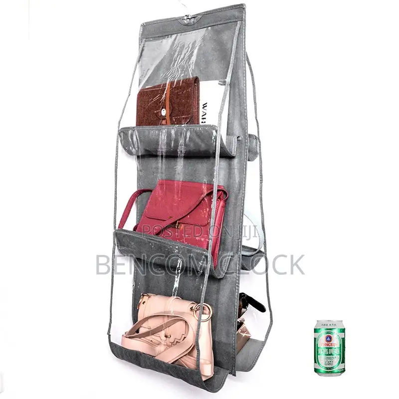 Home Double-Sided Six-Layer Perspective Bag Hanging