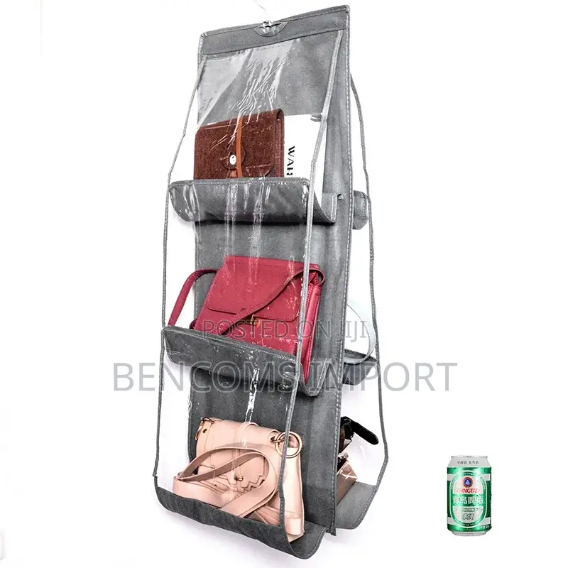Home Double-Sided Six-Layer Perspective Bag Hanging
