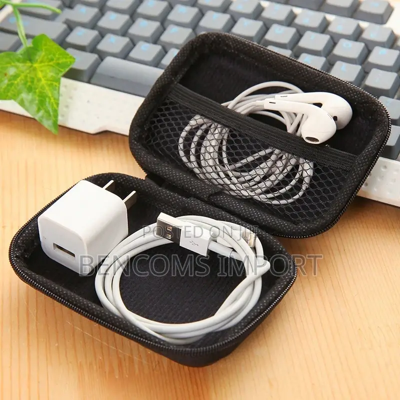 Earphone Storage Bag-Black