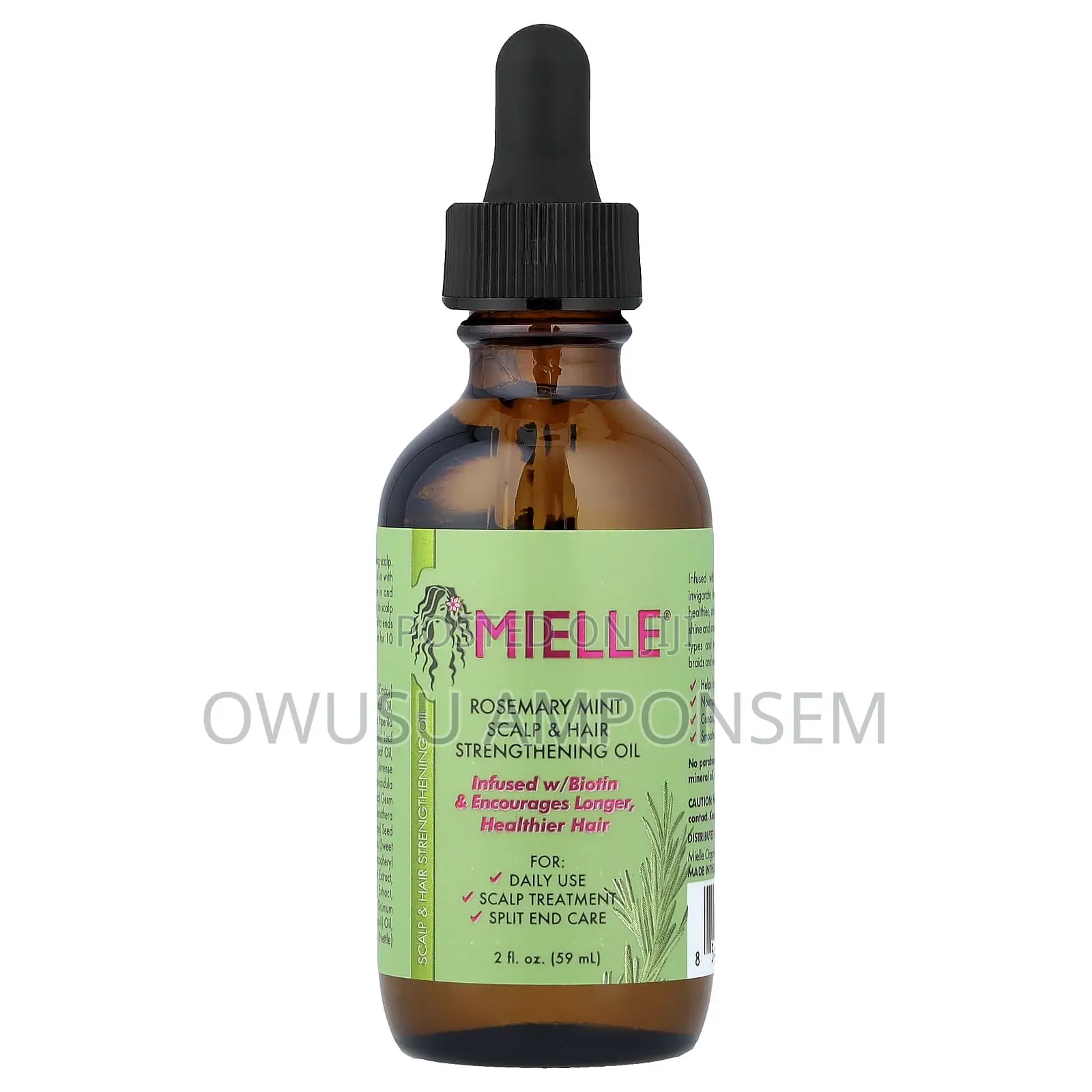 Mielle Scalp Hair Strengthening Oil, Rosemary Mint