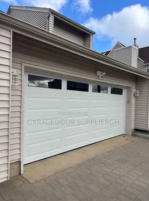 Smart Opener Garage Door With Fanlight