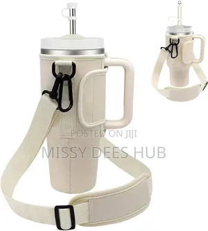 40z Bottle / Tumbler Carrier Bag With Handle Strap