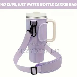 40z Bottle / Tumbler Carrier Bag With Handle Strap
