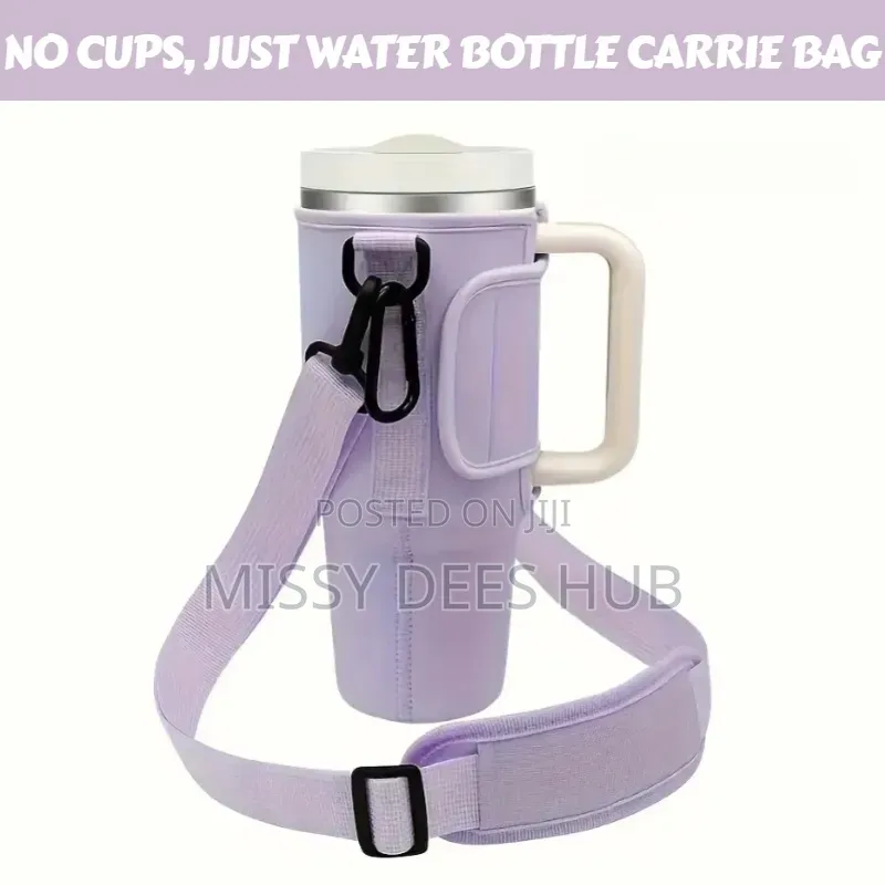 40z Bottle / Tumbler Carrier Bag With Handle Strap