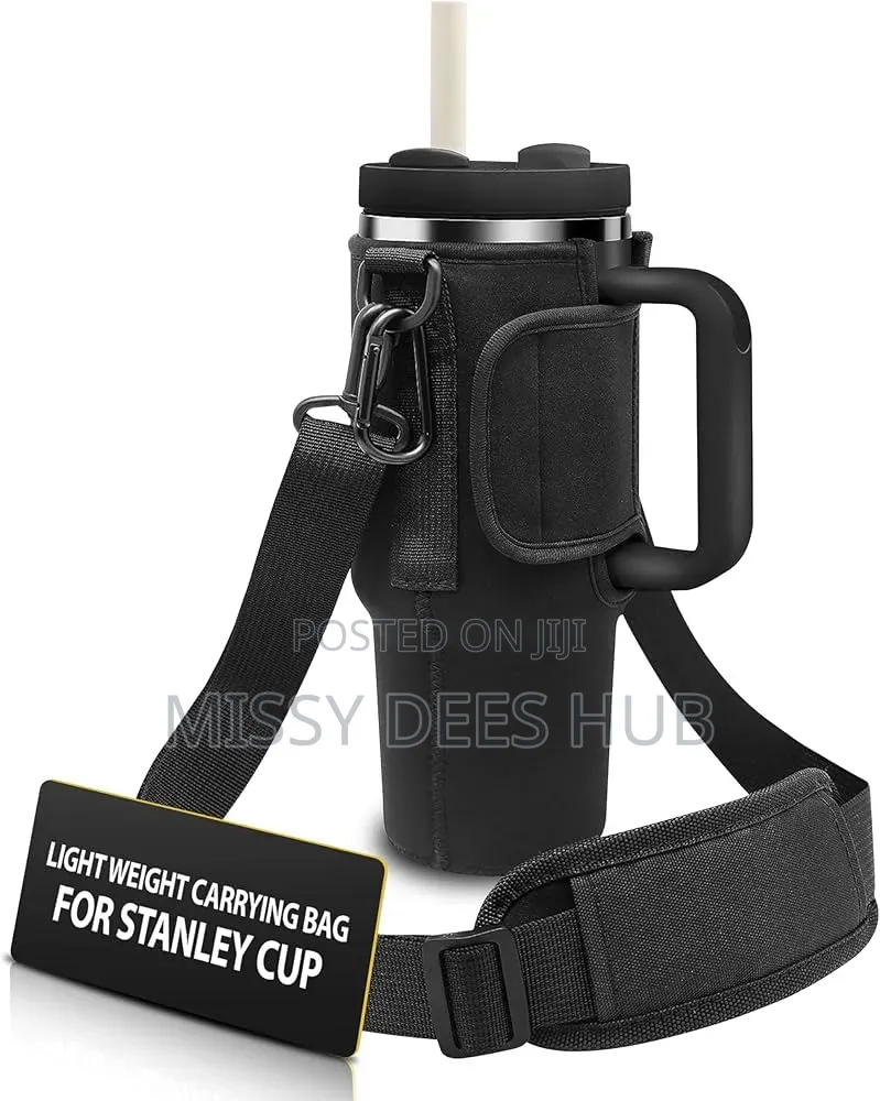 40z Bottle / Tumbler Carrier Bag With Handle Strap