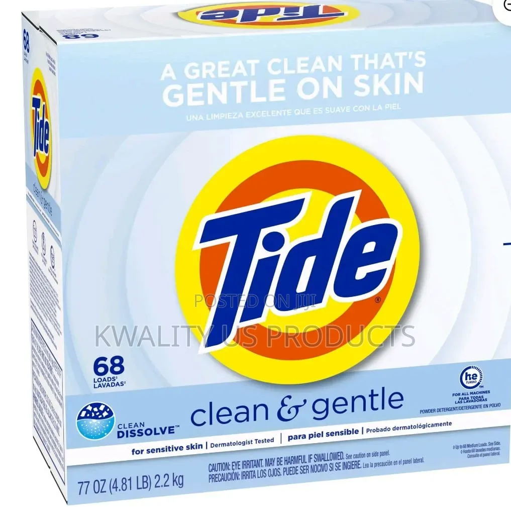 Tide Clean and Gentle Powder Laundry Detergent - 68 Loads - 2.2 Kilos