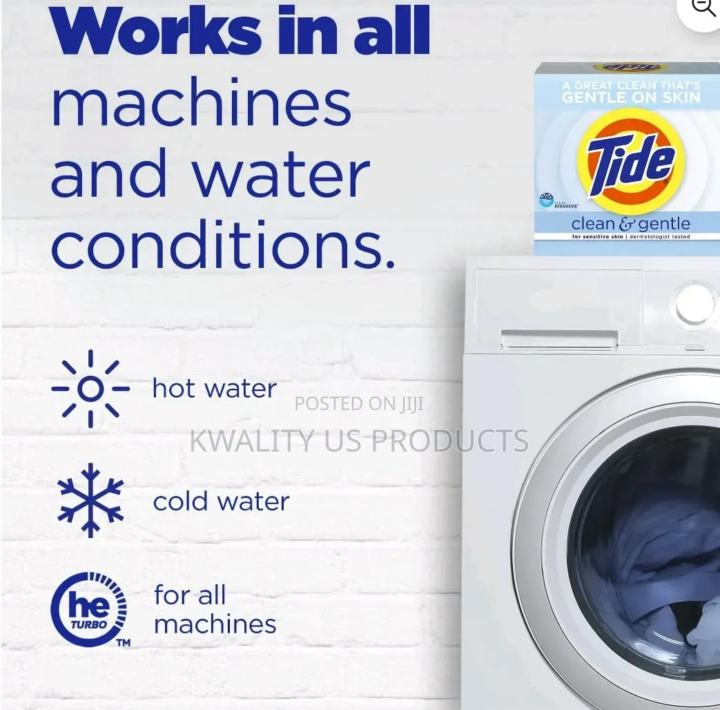 Tide Clean and Gentle Powder Laundry Detergent - 68 Loads - 2.2 Kilos