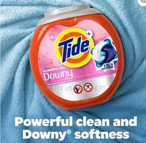 Tide Power Pods With Downy Soft Boosters Laundry Detergent - 1.28 Kg