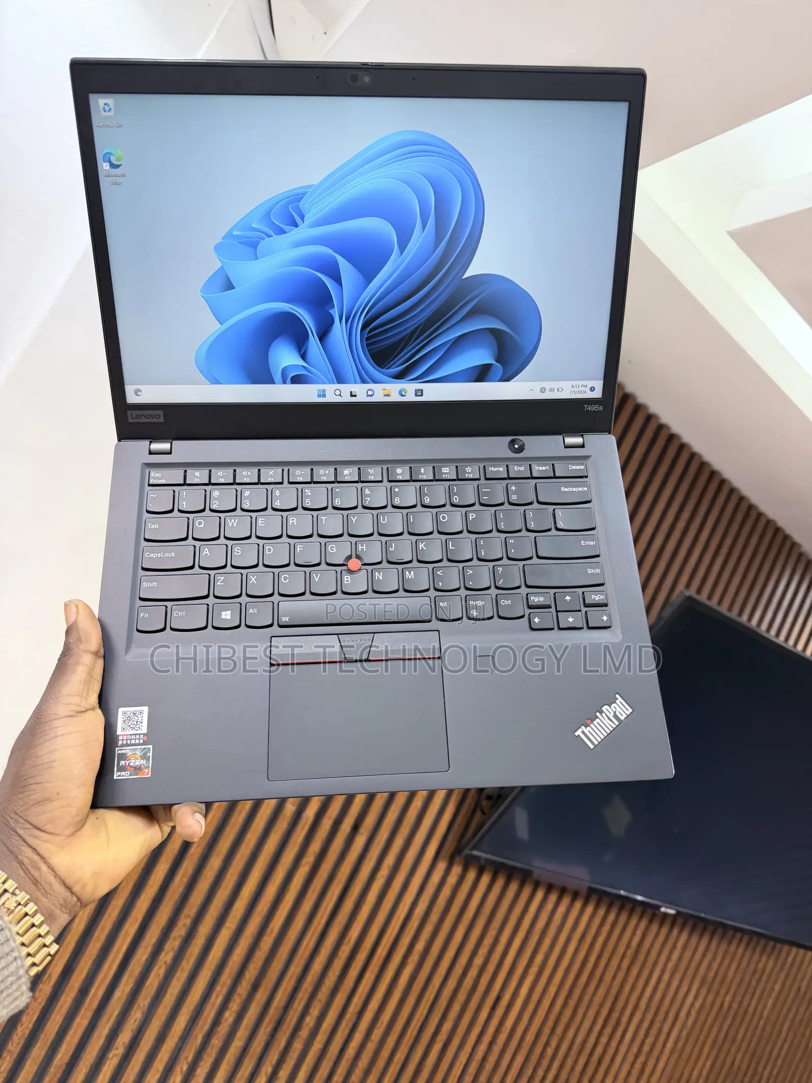 Laptop Lenovo ThinkPad t495s 16GB AMD Ryzen 7 SSD 256GB