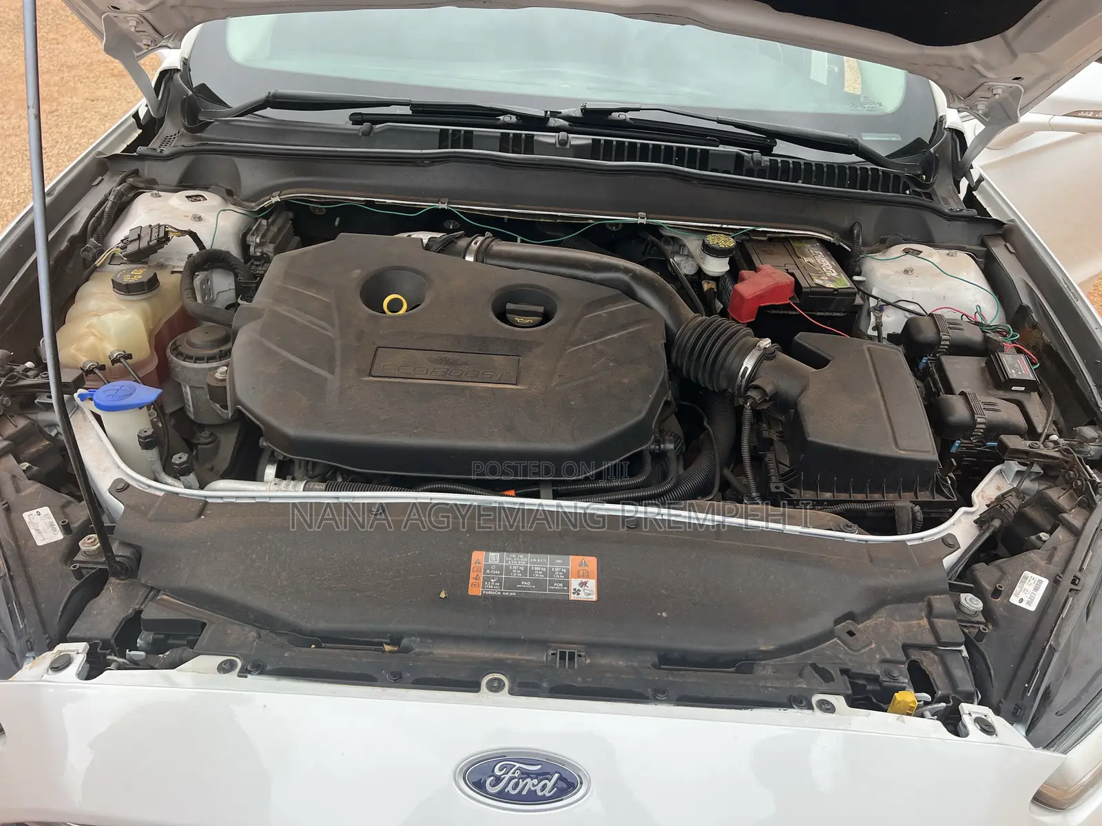 Ford Fusion Titanium AWD 2016 White