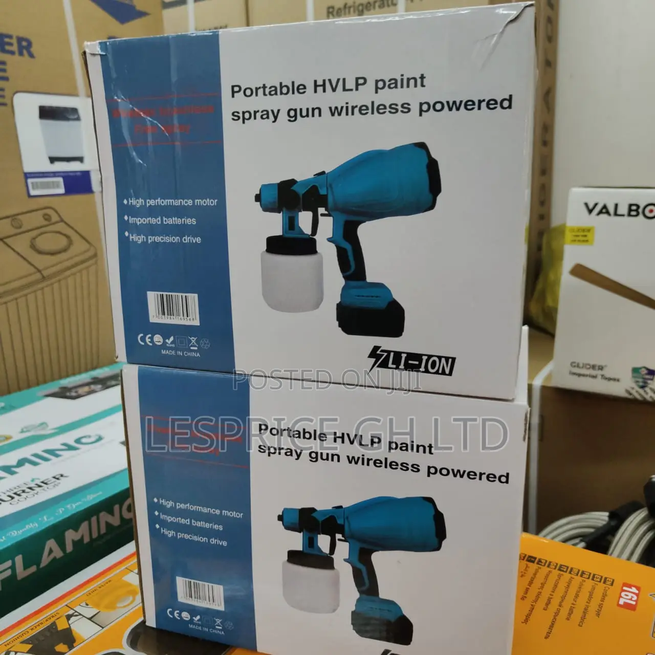 Hugely Discounted Cordless 48v Paint Sprayer With Gun Lithium Battery