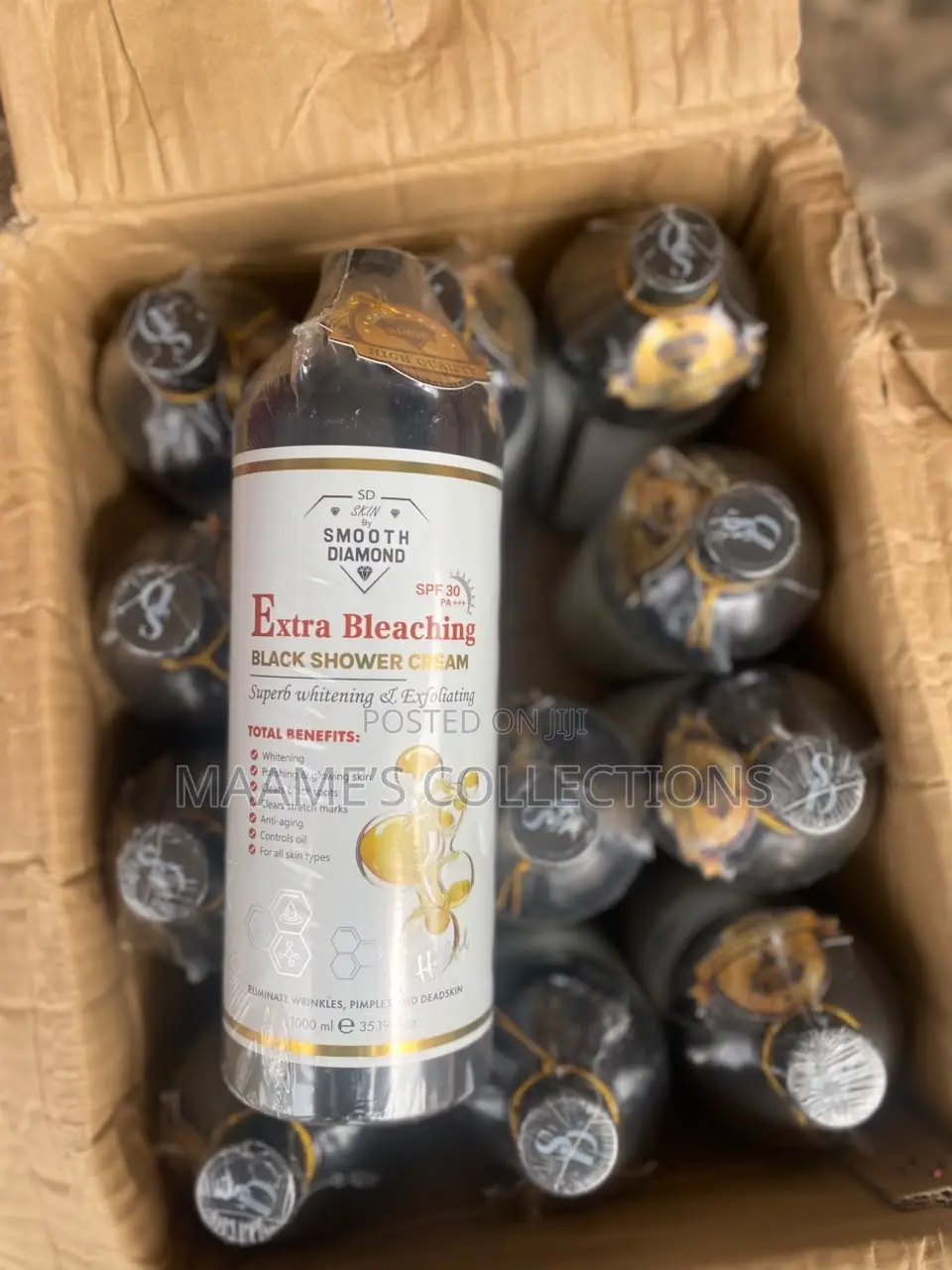 Smooth Diamond Black Shower Gel
