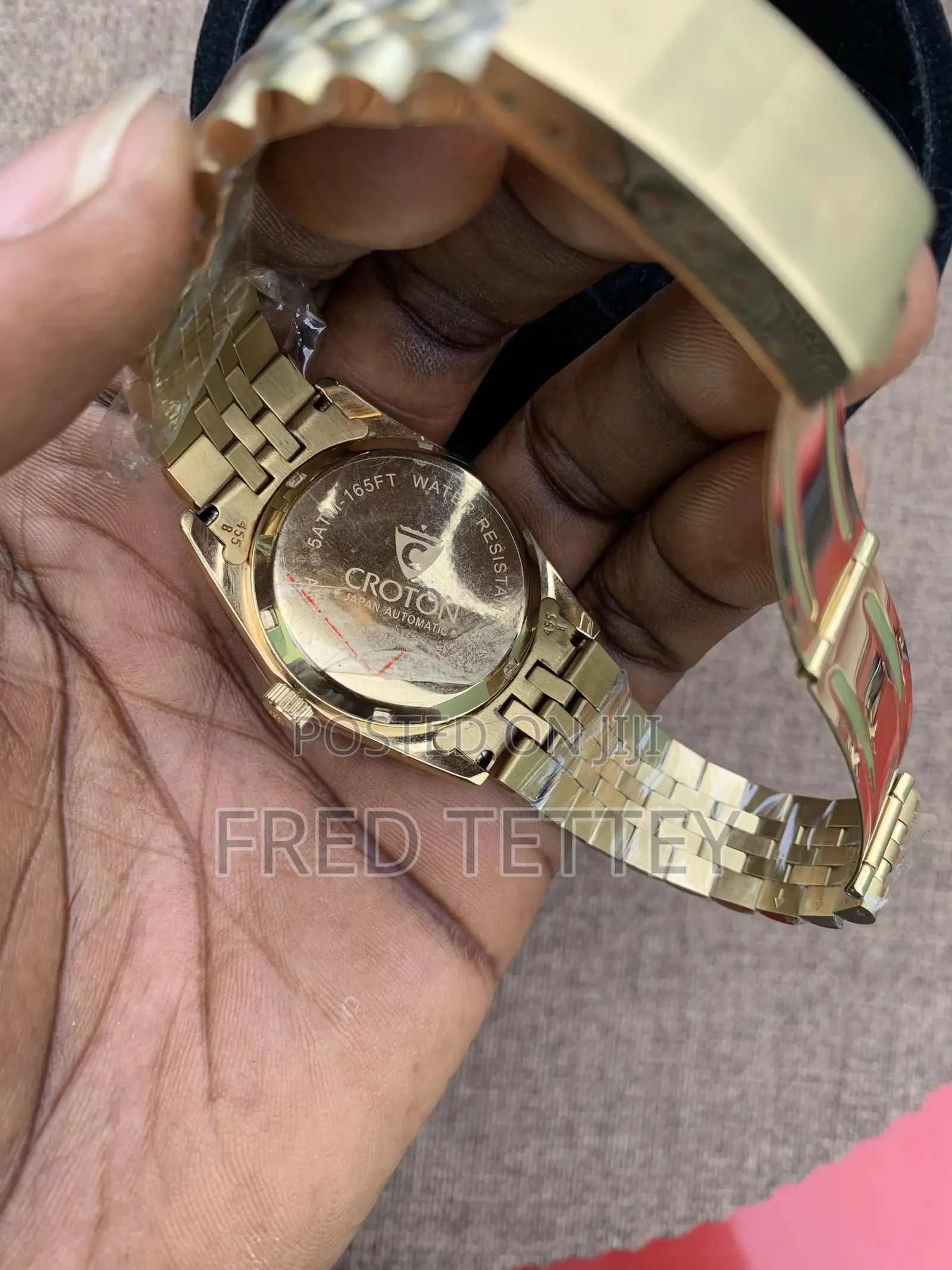 Croton Goldtone President Style Automatic Men