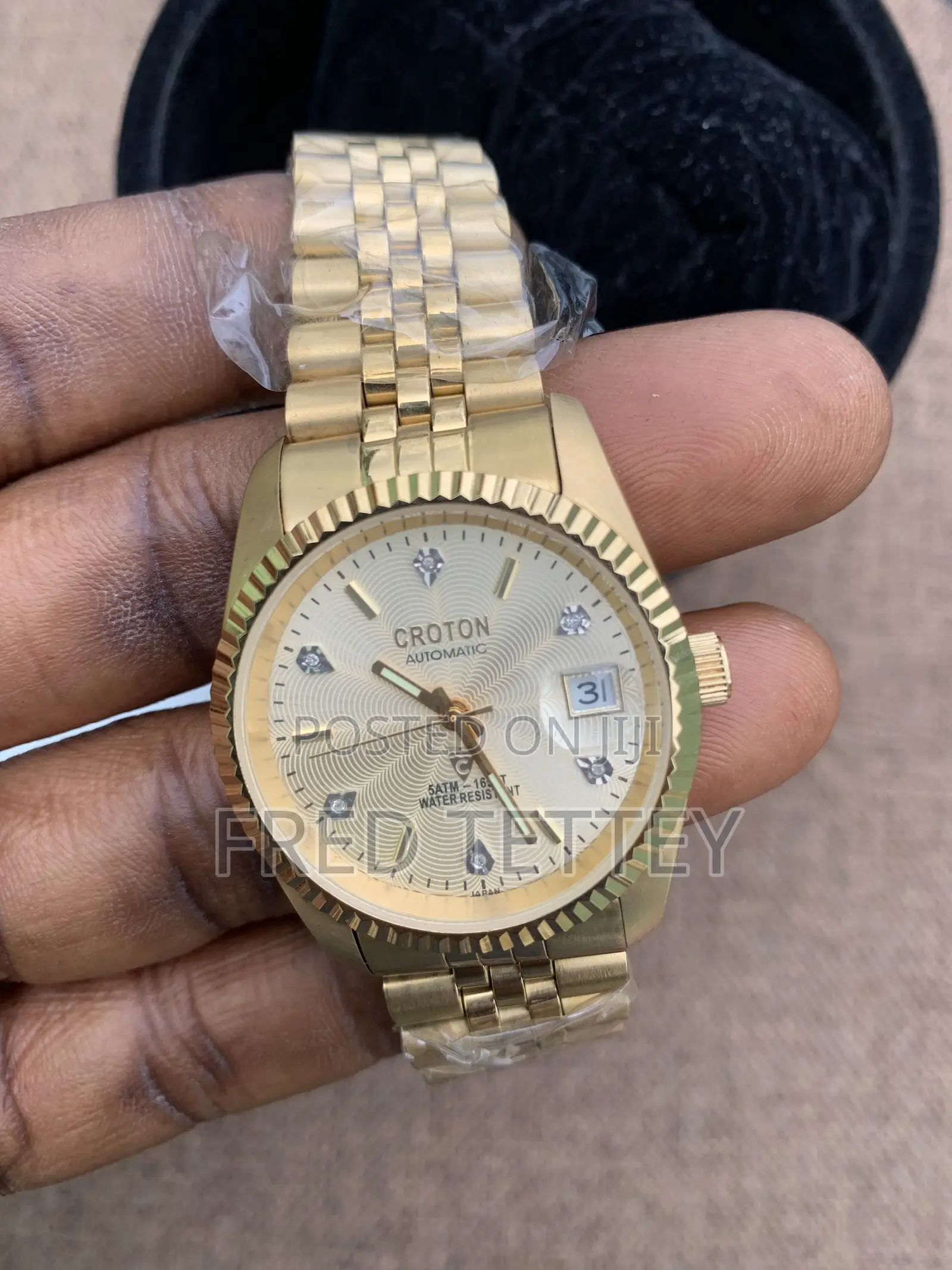 Croton Goldtone President Style Automatic Men