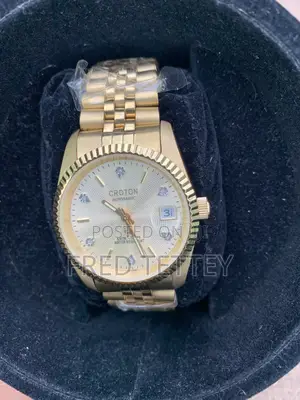 Croton Goldtone President Style Automatic Men