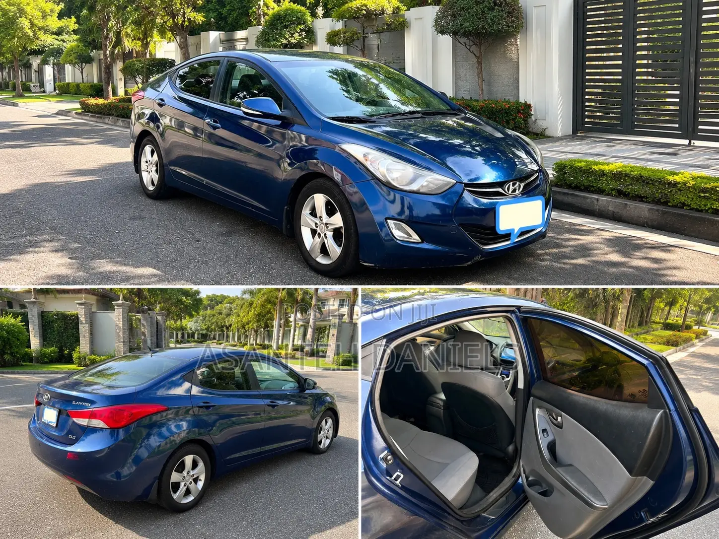 Hyundai Elantra GLS Automatic 2012 Blue