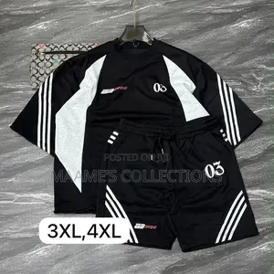 Men’S Designed Top and Down Shorts Set
