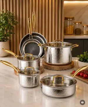 High Quality Triply Stainless Steel Cookware Set 10pcs