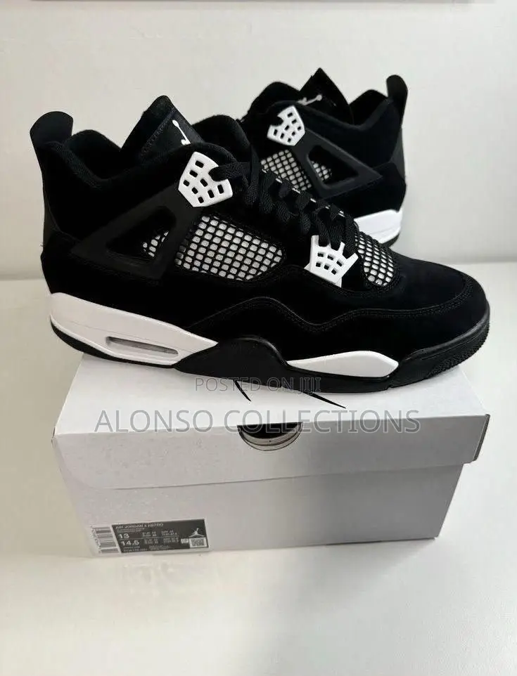 Jordan 4 Black-White