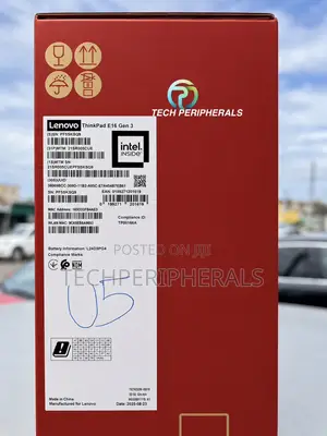 New Laptop Lenovo ThinkPad E16 Gen 3 8GB Intel Core Ultra 5 SSD 512GB