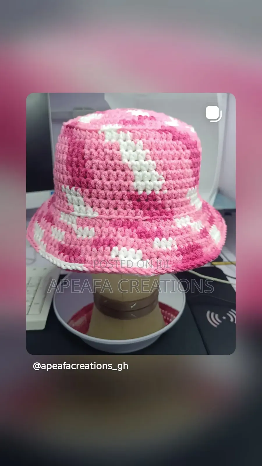 Handmade Crochet Bucket Hat