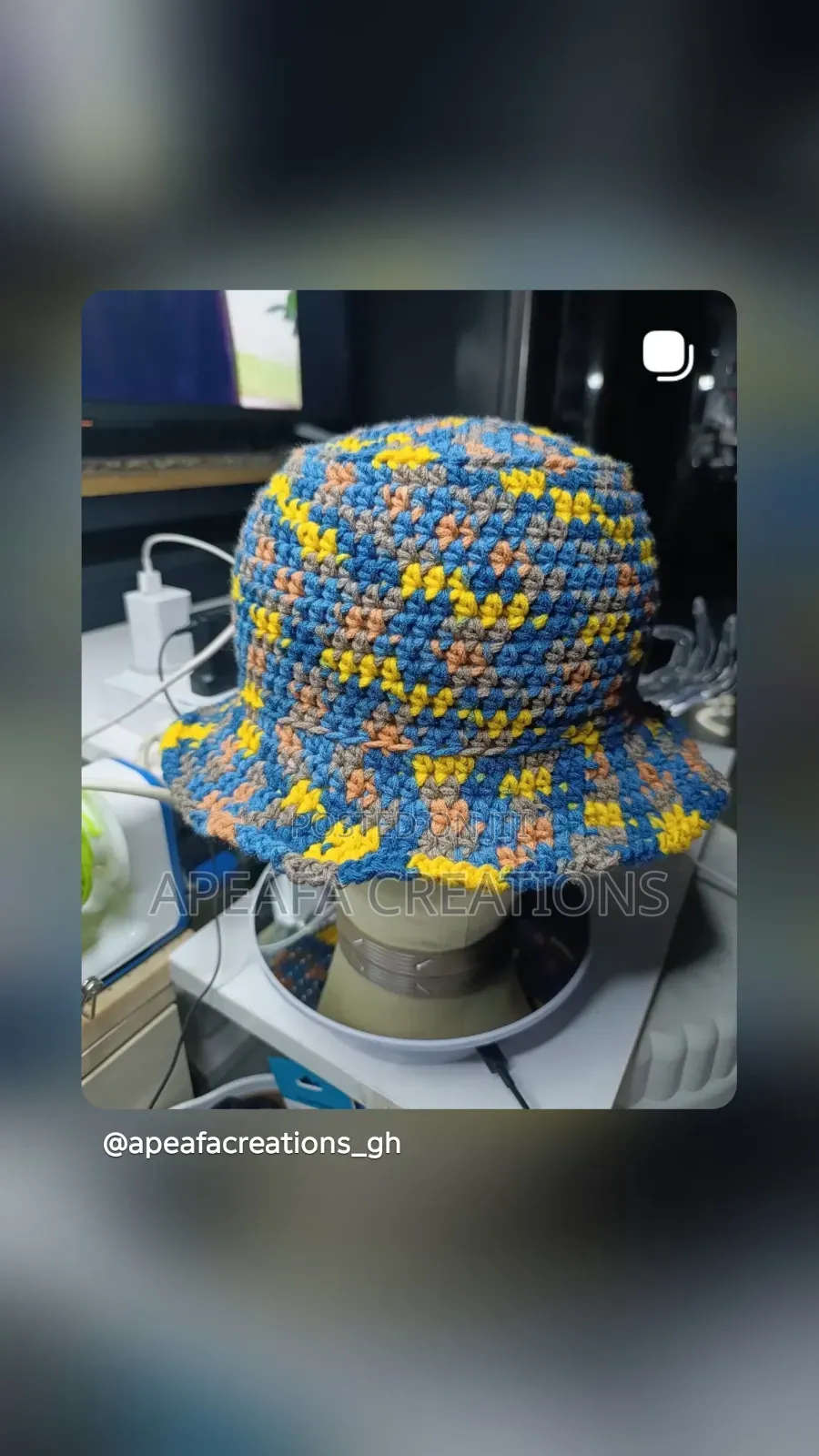 Handmade Crochet Bucket Hat