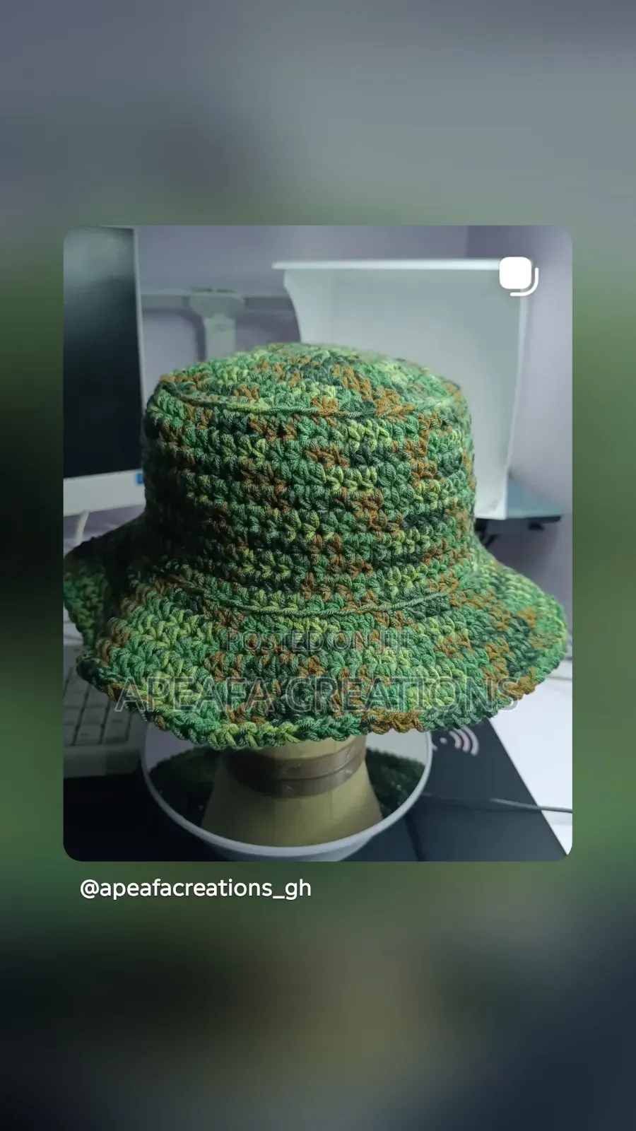 Handmade Crochet Bucket Hat