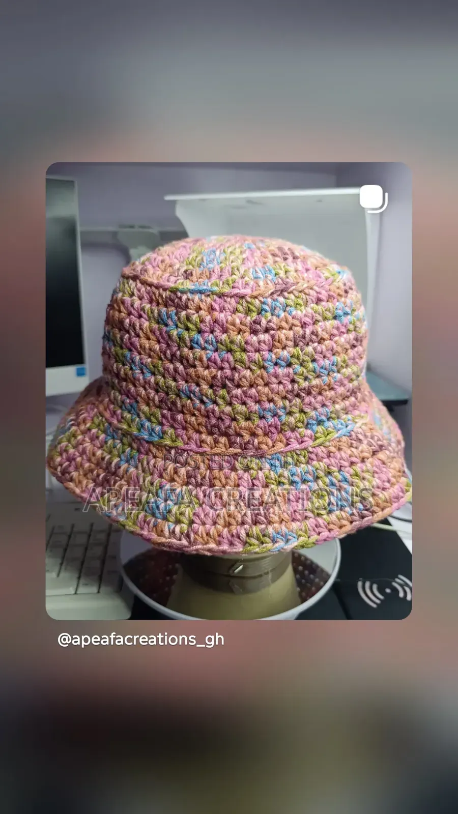 Handmade Crochet Bucket Hat