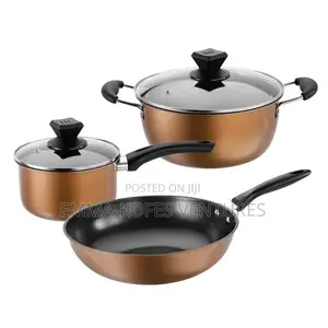 3pcs Double-Layer Non-Stick Cookware Set