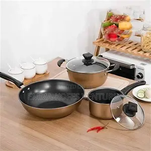 3pcs Double-Layer Non-Stick Cookware Set