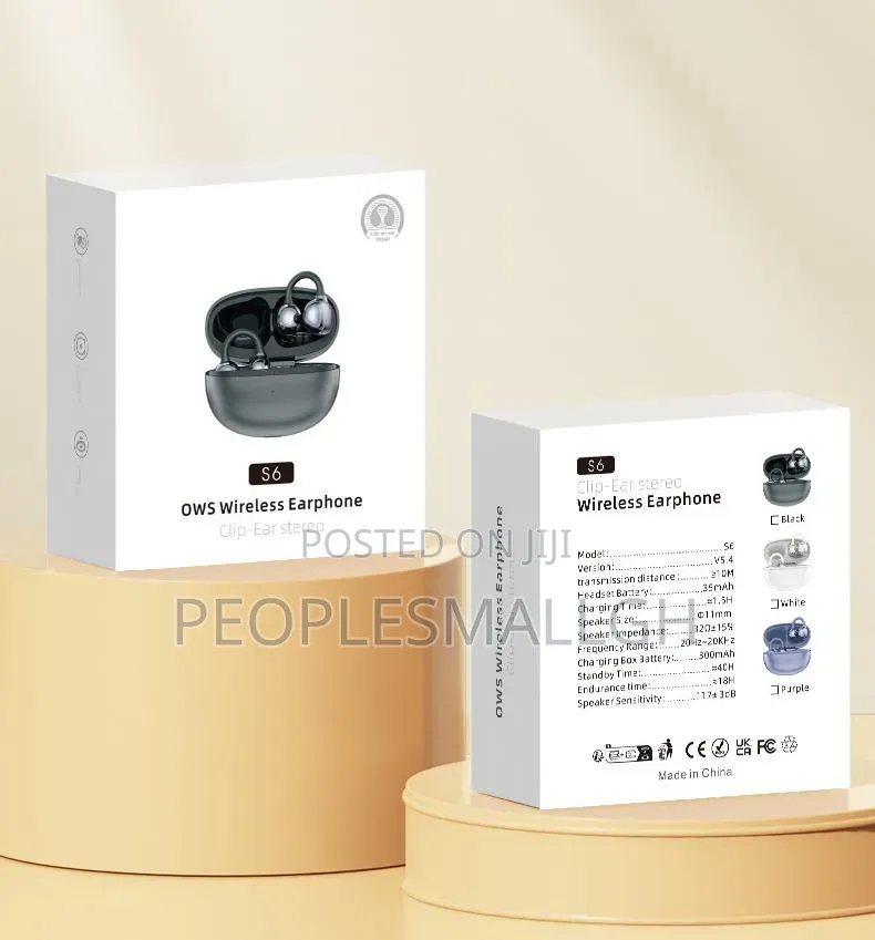 S6 Ows Wireless Earphones: