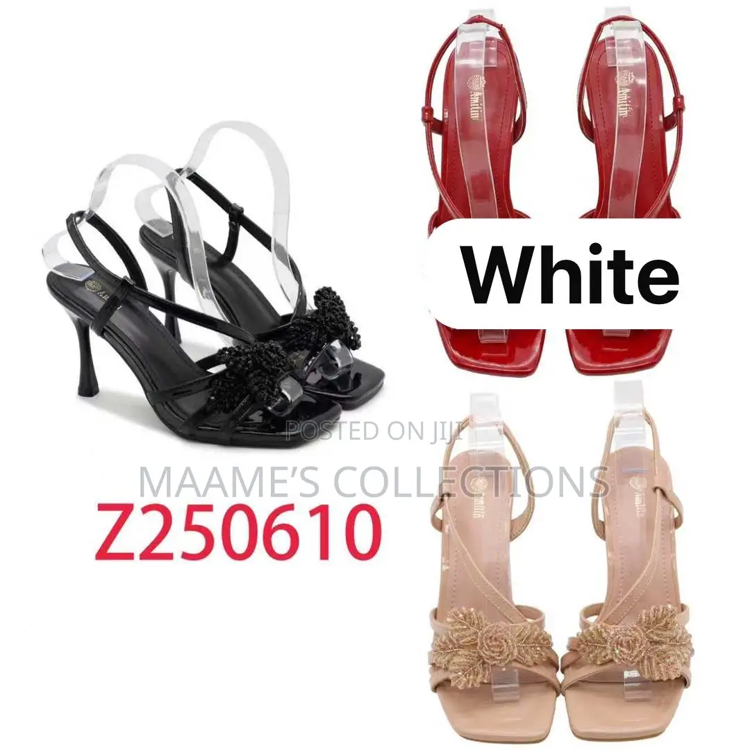 Quality Women’S Heeled Sandals ( Comes With a Box)