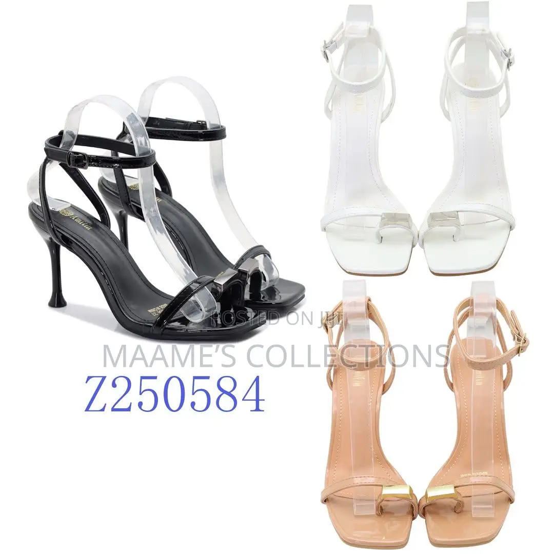 Quality Women’S Heeled Sandals ( Comes With a Box)