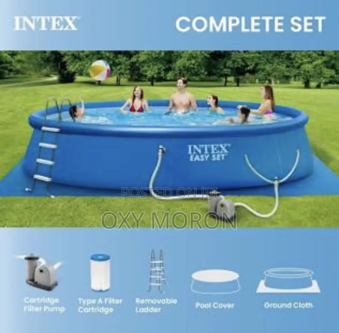 Intex Portable Swimming Pool for Adults and Kids, Family