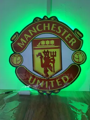 Manchester United Logo With Led Light