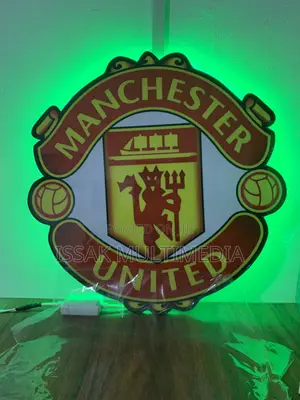 Manchester United Logo With Led Light
