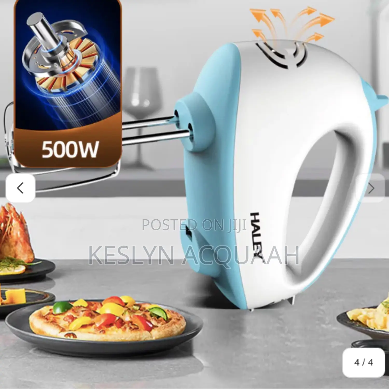 Haley Hand Mixer 500w - Hy - 1658 Sku - '705007