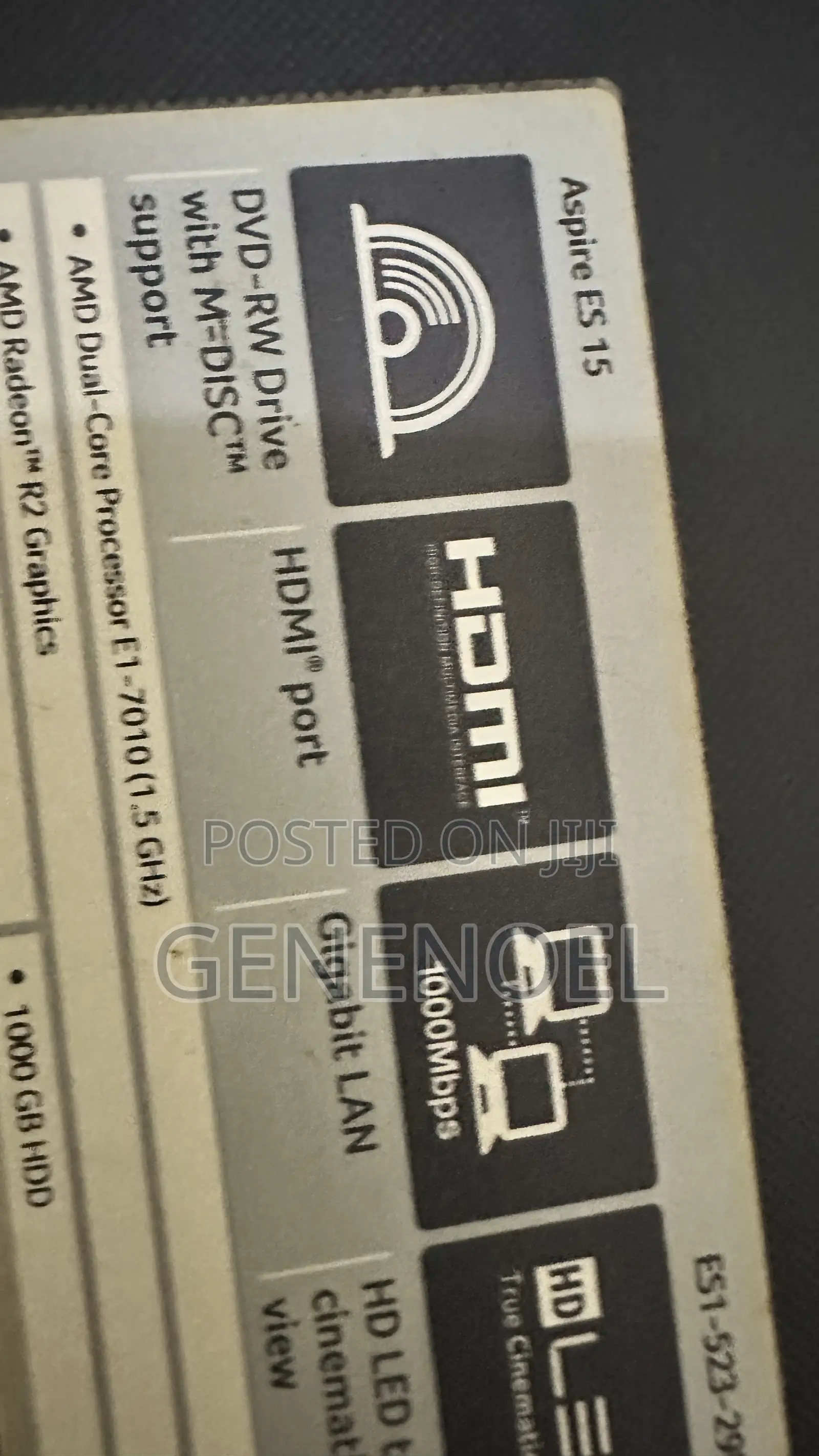 Laptop Acer Aspire 15 8GB AMD HDD 1T