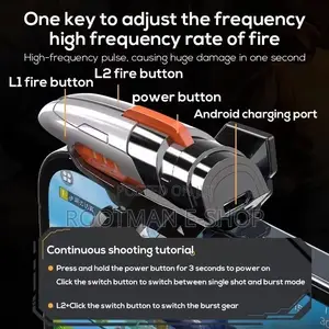 Memo Ak06 Gaming Trigger Phone Game Pubg Mobile Controller Android Ios