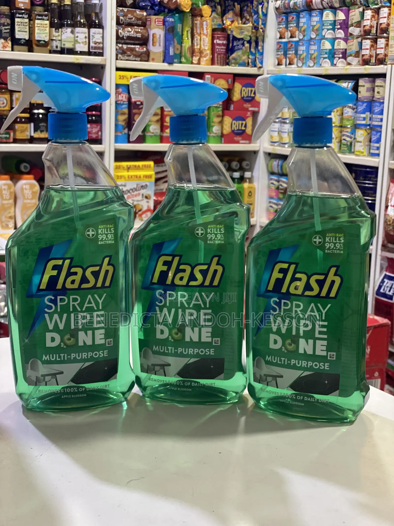 Flash Spray Wipe Done