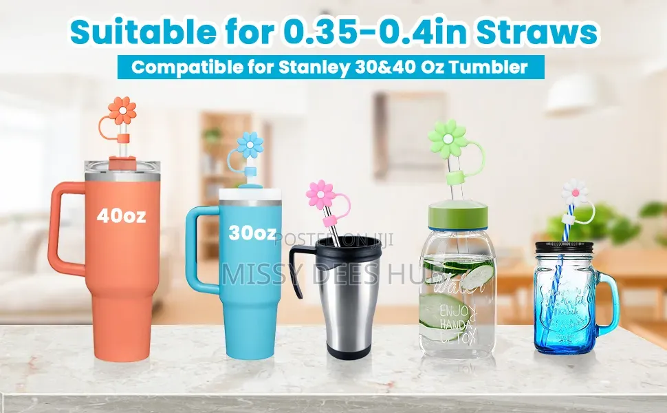 Colorful and Fancy Straw Cover