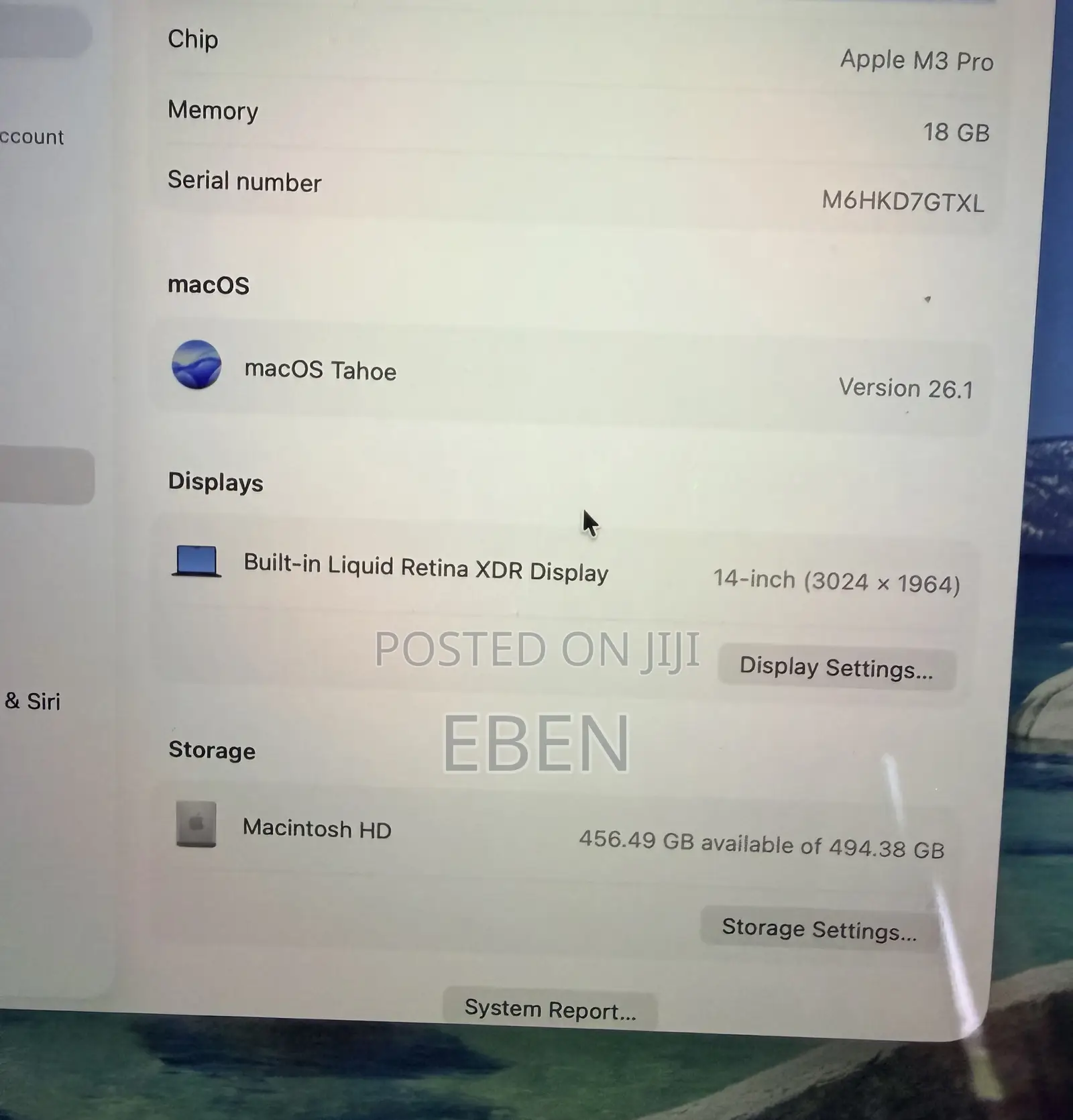 Laptop Apple MacBook Pro 2023 M3 Pro 18GB Apple M3 Pro SSD 512GB