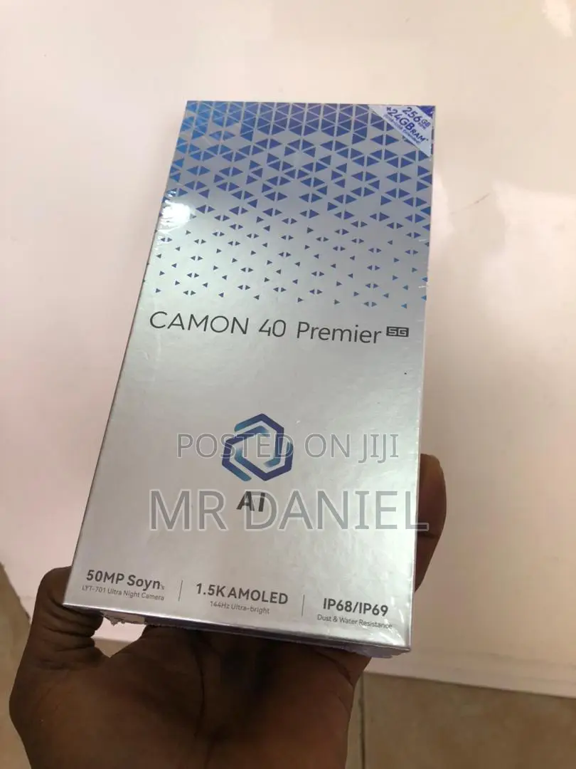 New Tecno Camon 40 Premier 256 GB Black