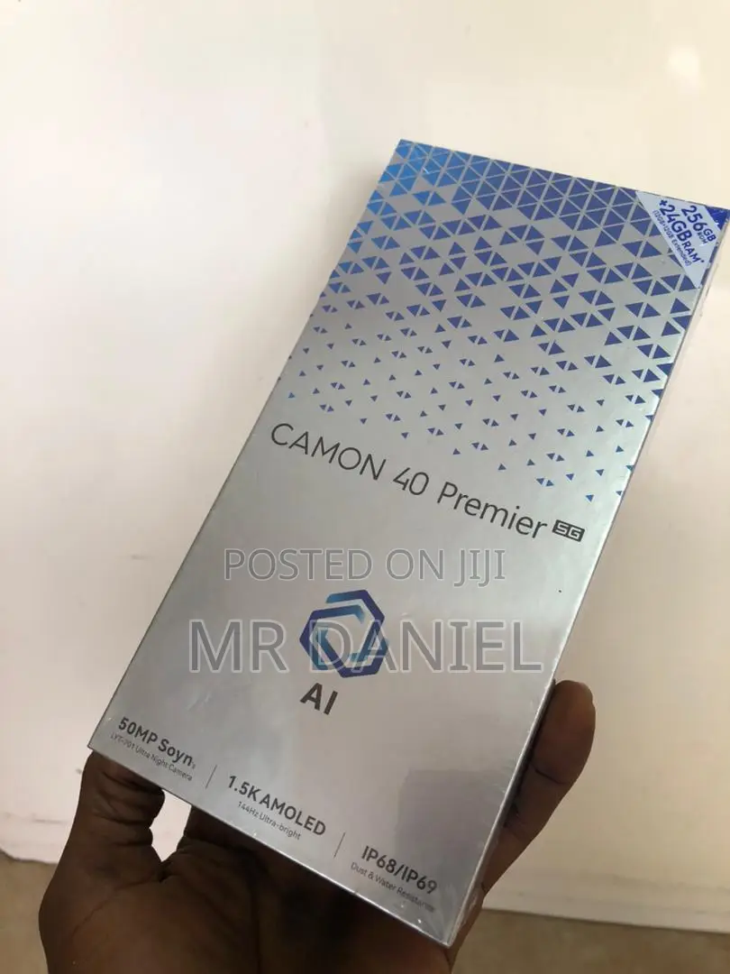 New Tecno Camon 40 Premier 256 GB Black