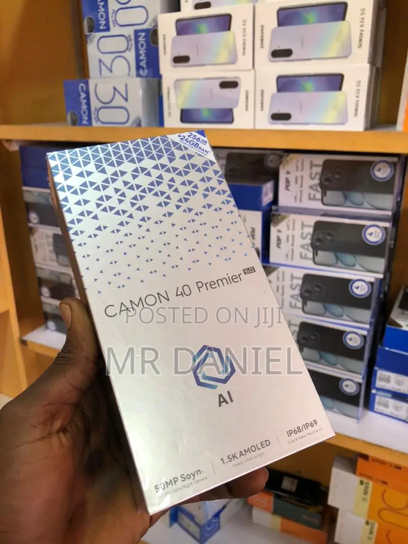New Tecno Camon 40 Premier 256 GB Black