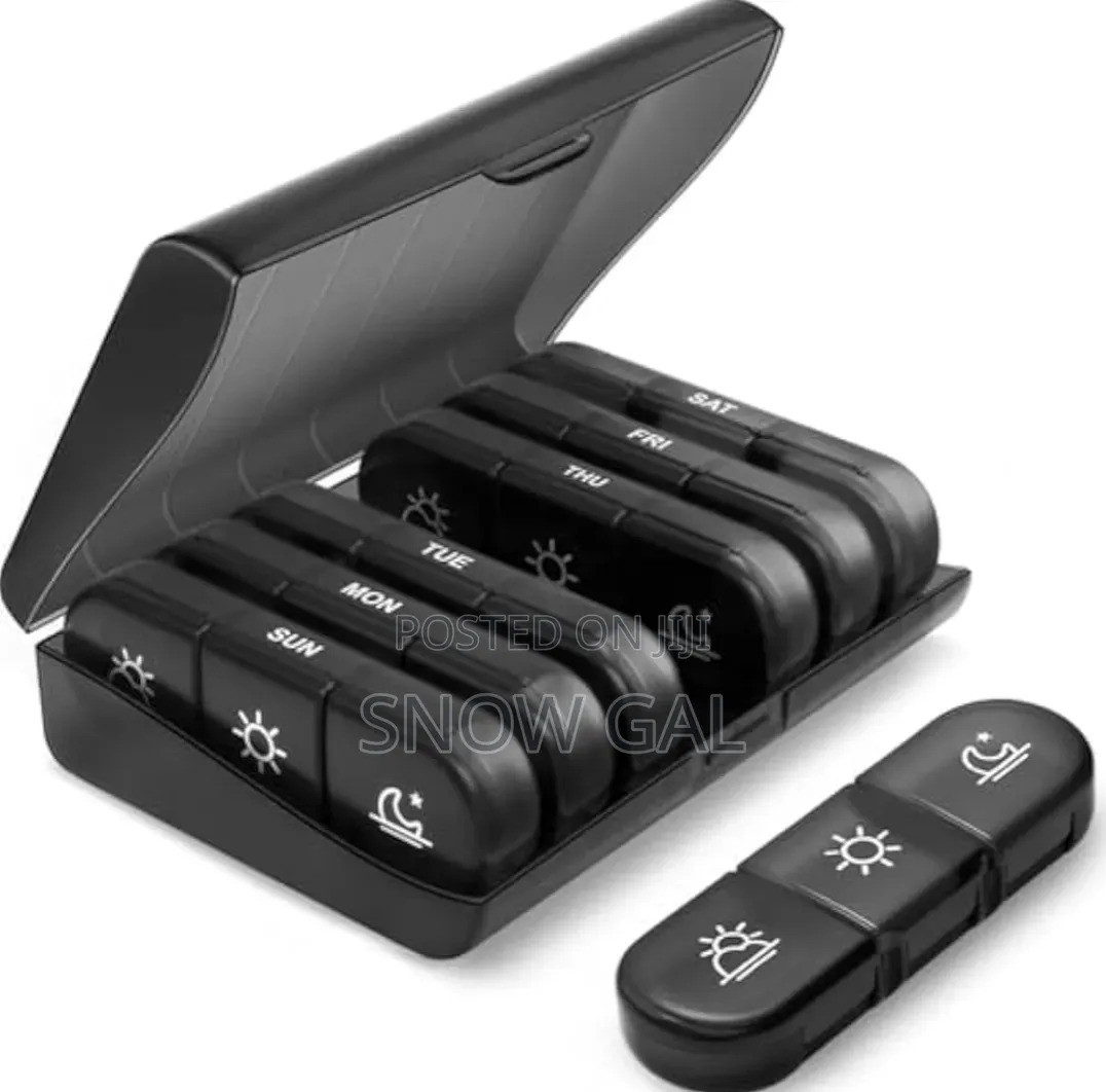 Bpa-Free Weekly (21 Compartments) Pill Box