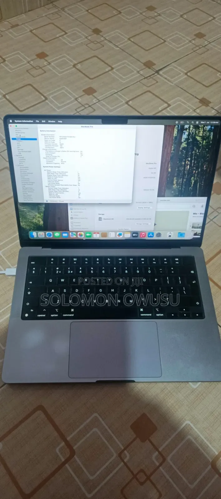 Laptop Apple MacBook Pro 2023 M3 16GB Apple M3 Pro SSD 500GB