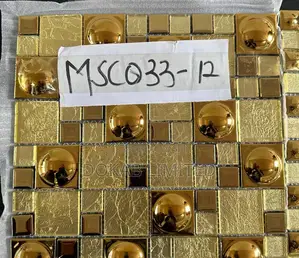 Gold Glass Mosaic Tiles